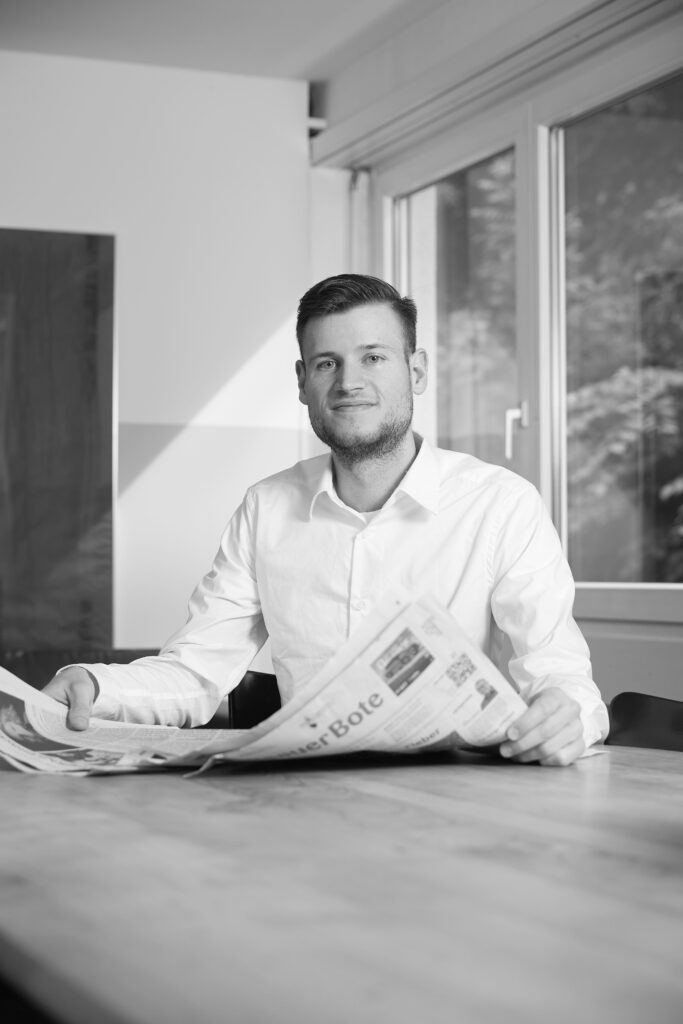 Business-Portrait von David Krügel, Anwaltsgemeinschaft Luzern